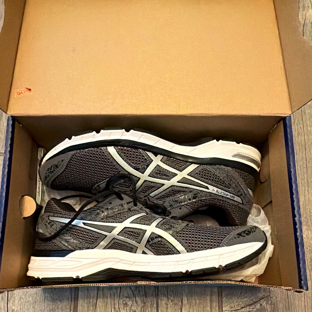 ASICS GEL-EXCITE 4 Men's Running Sneakers US 8 Carbon/Silver/Black Cushioned